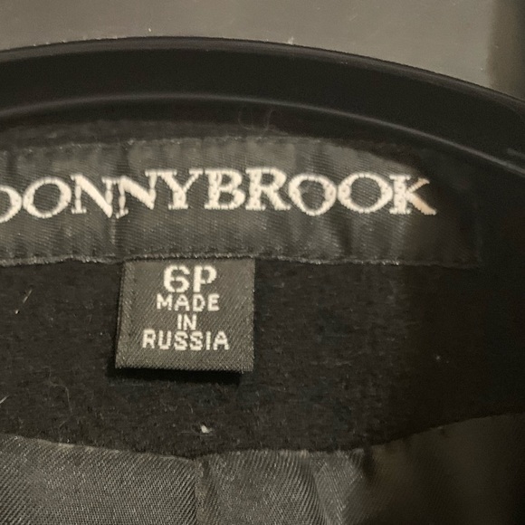 Vintage Donny Brook Coat size 6P Black - Picture 3 of 12